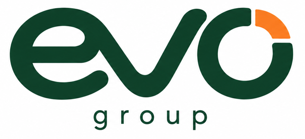 Notre identité EVO GROUP, vert et orange